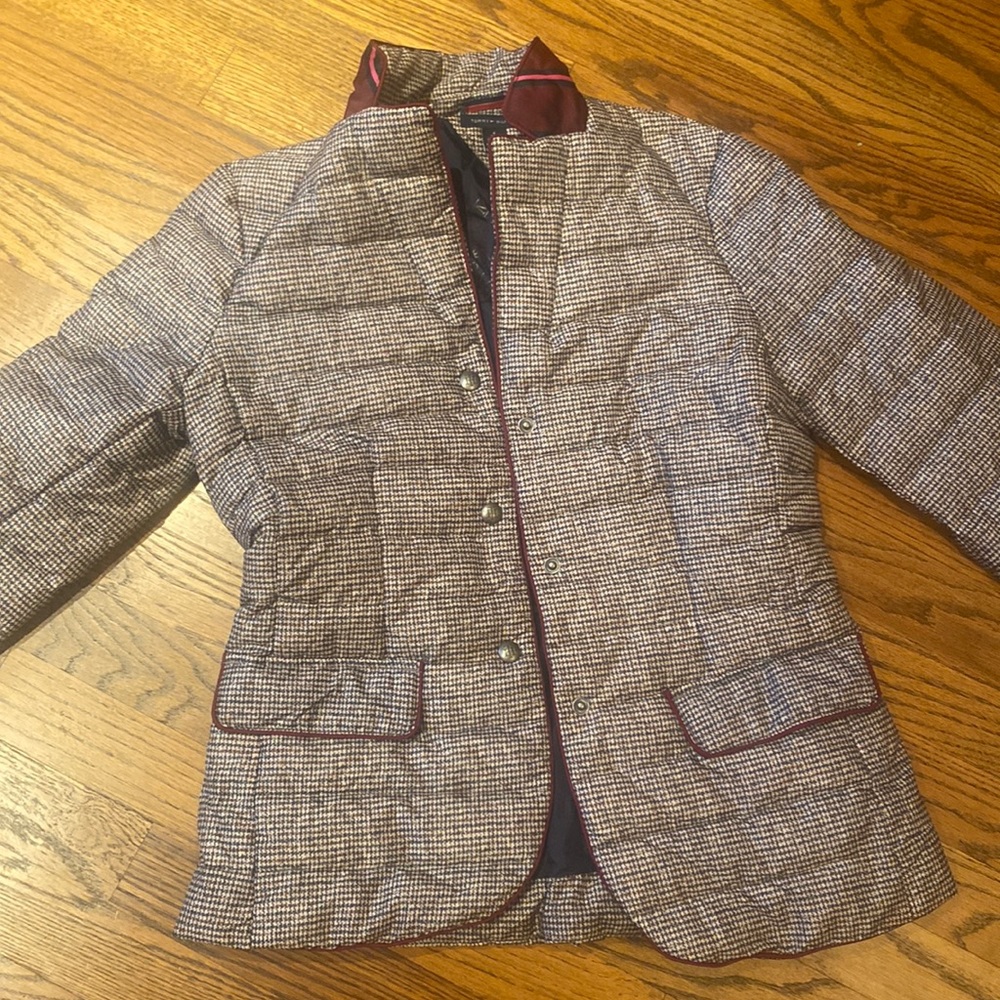 Tommy Hilfiger Houndstooth Print Blazer